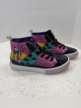 Disney Nightmare Before Christmas Sally and Jack High Top Sneakers Ground Up